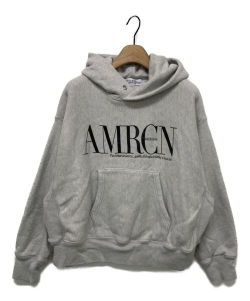 Americana（アメリカーナ）Americana (アメリカーナ) JEANS FACTORY (ジーンズファクトリー) 別注 AMRCN スウェットパーカー ライトグレー サイズ:-の古着・服飾アイテム