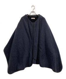 UNFIL（アンフィル）の古着「block checked wool-mossar scarf & jacket」｜グレー