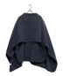 UNFIL (アンフィル) block checked wool-mossar scarf & jacket グレー サイズ:1：11000円