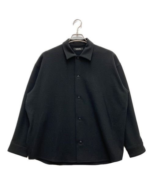 ROTT WEILER（ロットワイラー）ROTT WEILER (ロットワイラー) OPEN COLLAR SHIRT ブラック サイズ:Sの古着・服飾アイテム