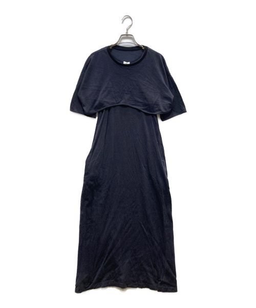 6(ROKU) BEAUTY&YOUTH（ロク ビューティーアンドユース）6(ROKU) BEAUTY&YOUTH (ロク ビューティーアンドユース) COTTON RAYON SHORT TOP DRESS ブラック サイズ:38の古着・服飾アイテム