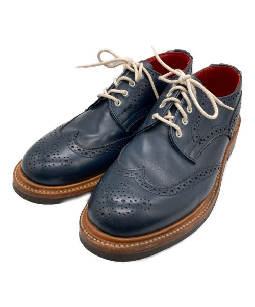 Tricker's（トリッカーズ）Tricker's (トリッカーズ) COMME des GARCONS JUNYA WATANABE MAN (コムデギャルソンジュンヤワタナベマン) ウィングチップシューズ ネイビー サイズ:7の古着・服飾アイテム