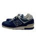 NEW BALANCE (ニューバランス) ローカットスニーカー ネイビー サイズ:27.5CM：17000円