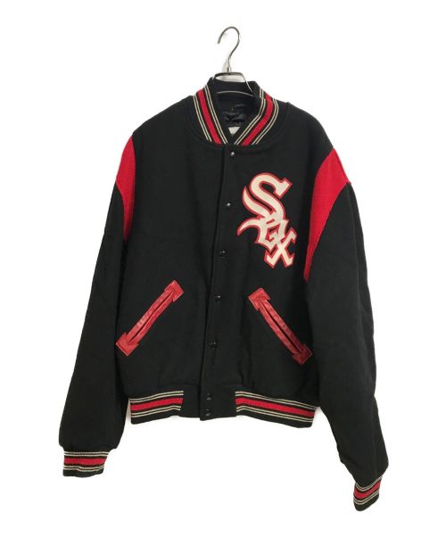 MITCHELL & NESS（ミッチェルアンドネス）MITCHELL & NESS (ミッチェルアンドネス) ジャケット ブラック サイズ:Lの古着・服飾アイテム