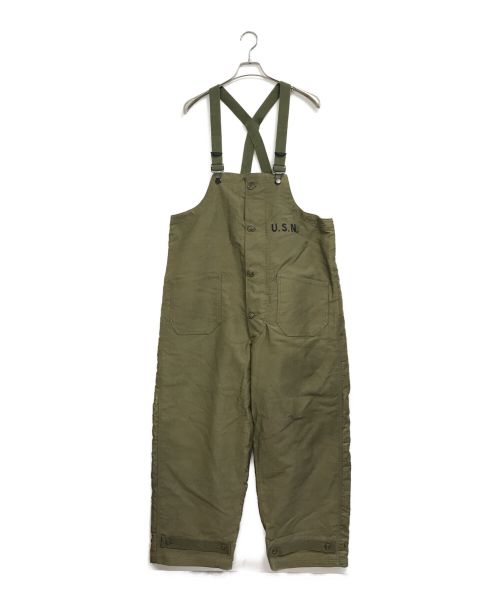 VINTAGE MILITARY（ヴィンテージ ミリタリー）VINTAGE MILITARY (ヴィンテージ ミリタリー) [古着]U'S NAVY N-1デッキパンツ カーキ サイズ:Mの古着・服飾アイテム