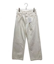 Spick and Span×5 1/2（スピックアンドスパン×ファイブアンドハーフ）の古着「LOOSE-LINE DENIM」｜アイボリー