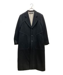 CHRISTIAN DADA（クリスチャンダダ）の古着「Paneled Tailored Melton Coat　CDM-19W-0301」｜ブラック