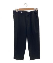 Graphpaper（グラフペーパー）の古着「SELVAGE WOOL SLIM CHEF PANTS」｜ブラック