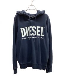 DIESEL（ディーゼル）の古着「ロゴパーカー」｜ネイビー