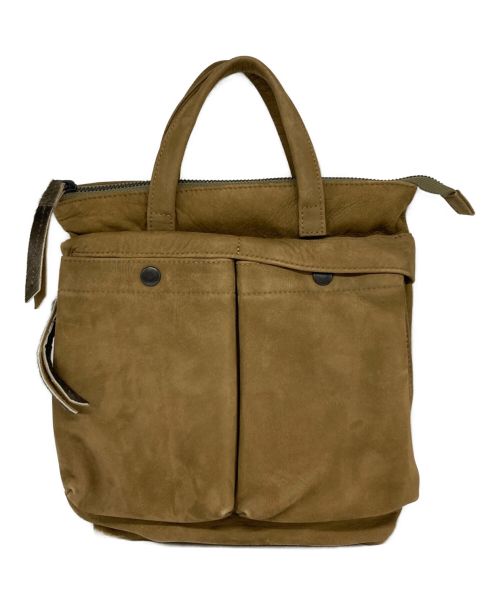 SLOW（スロウ）SLOW (スロウ) BEAMS (ビームス) 1973 HELMET BAG S ベージュ サイズ:Sの古着・服飾アイテム