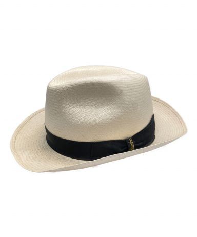 中古・古着通販】BORSALINO (ボルサリーノ) パナマハット アイボリー