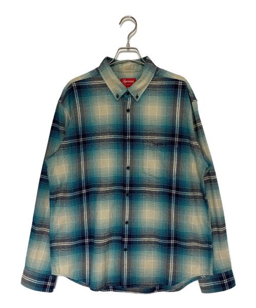 SUPREME（シュプリーム）SUPREME (シュプリーム) Shadow Plaid Flannel Shirt ブルー サイズ:Mの古着・服飾アイテム