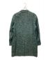 Paul Smith COLLECTION (ポールスミス コレクション) FANCY TWEED CHESTER COAT　チェスターコート　ジャガード　ロング グリーン サイズ:L：15800円