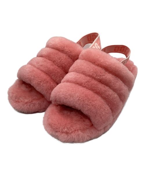 UGG（アグ）UGG (アグ) Fluff Yeah Slide ピンク サイズ:24㎝の古着・服飾アイテム