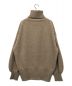 WHYTO (ホワイト) Long turtle knit ベージュブラウン サイズ:38：12800円