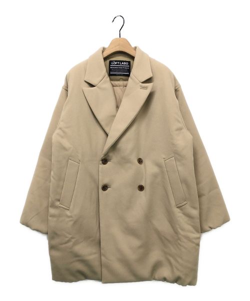 The Loft labo（ザロフトラボ）The Loft labo (ザロフトラボ) ZANTER (ザンター) NOMY / DOUBLE BREASTED MIDDLE DOWN COAT ベージュ サイズ:1の古着・服飾アイテム