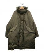 The Loft labo×KAWADA FEATHERザロフトラボ×カワダフェザー）の古着「ALEX / STAND COLLAR DOWN COAT」｜オリーブ