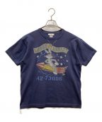 TOYS MCCOYトイズマッコイ）の古着「プリントTシャツ」｜ネイビー