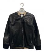 RE MADE IN TOKYO JAPANアールイーメイドイントウキョウジャパン）の古着「Japan Horse Leather Blouson」｜ブラック