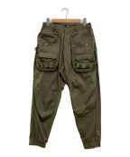 glambグラム）の古着「Military Storage Jogger Pants（ミリタリーストレージジョガーパンツ）」｜カーキ