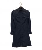 G-STAR RAWジースターロゥ）の古着「WESTERN SLIM FRILL DRESS」｜ネイビー