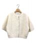 CLANE（クラネ）の古着「3D DOT HALF SLEEVE KNIT CARDIGAN」｜ホワイト