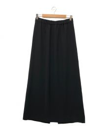 L'appartement（アパルトモン）の古着「Satin Gather Long Skirt」｜ブラック