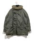 ALPHA INDUSTRIES（アルファインダストリーズ）の古着「フライトジャケット」｜グリーン