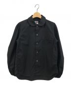 BLACK COMME des GARCONSブラック コムデギャルソン）の古着「ボリュームスリーブ丸襟シャツ」｜ブラック