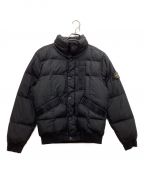 STONE ISLANDストーンアイランド）の古着「garment dyed crinkle pers ny down」｜ブラック