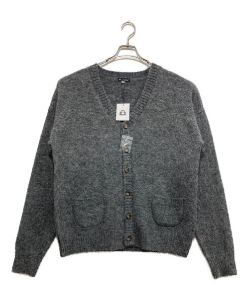 HOLE AND HOLLAND（ホールアンドホーランド）HOLE AND HOLLAND (ホールアンドホーランド) DISC CARDIGAN グレー サイズ:Lの古着・服飾アイテム