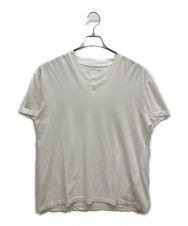 PRADA (プラダ) VネックTシャツ ホワイト サイズ:XL