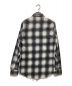 MINEDENIM (マインデニム) Smoky Ombre Check Western SH グレー×ホワイト サイズ:3：12800円