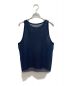 6(ROKU) BEAUTY&YOUTH (ロク ビューティーアンドユース) SHEER WAFFLE KNIT VEST ネイビー サイズ:Free：2980円