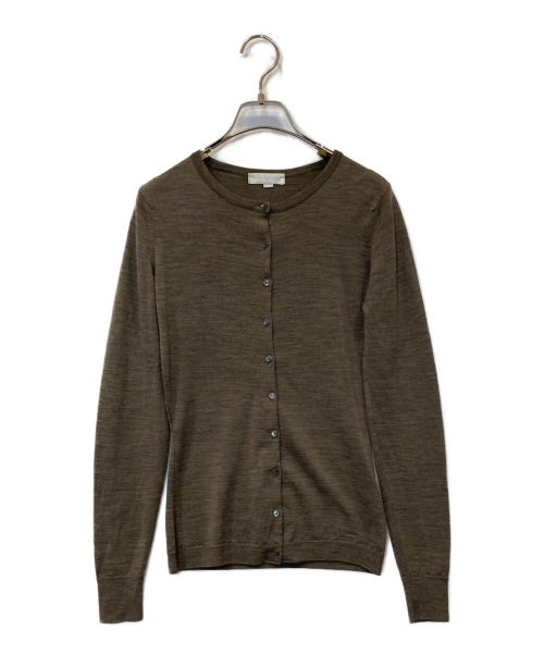 JOHN SMEDLEY（ジョンスメドレー）JOHN SMEDLEY (ジョンスメドレー) カーディガン ブラウン サイズ:XSの古着・服飾アイテム