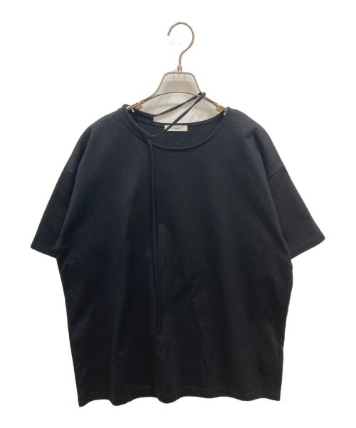 CLANE（クラネ）CLANE (クラネ) DROOP THIN CODE TOPS ブラック サイズ:Mの古着・服飾アイテム