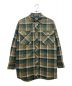 CELINE（セリーヌ）の古着「OVERSHIRT IN CHECKED COTTON」｜グリーン