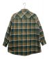 CELINE (セリーヌ) OVERSHIRT IN CHECKED COTTON グリーン サイズ:34 未使用品：79800円