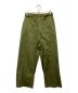 SAGE NATION (セイジ ネーション) BOX PLEAT TROUSERS オリーブ サイズ:S/M：23000円