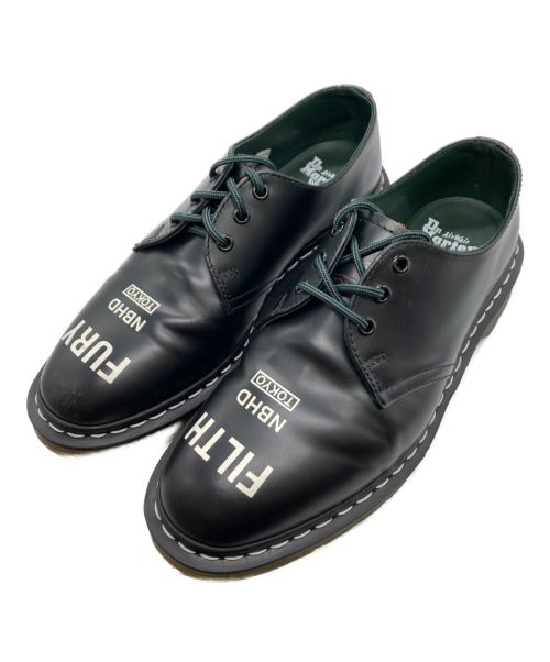 Dr.Martens（ドクターマーチン）Dr.Martens (ドクターマーチン) NEIGHBORHOOD (ネイバーフッド) NHDM. 3EYE / CL-SHOES ブラック サイズ:42の古着・服飾アイテム