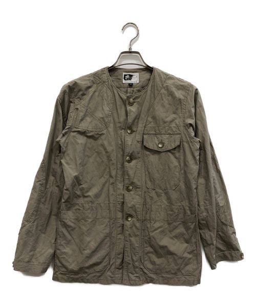 Engineered Garments（エンジニアド ガーメンツ）Engineered Garments (エンジニアードガーメンツ) ノーカラージャケット ベージュ サイズ:XSの古着・服飾アイテム