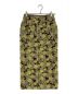 THE SHINZONE（ザ シンゾーン）の古着「FLOWER PENCIL SKIRT」｜イエロー×ブラウン