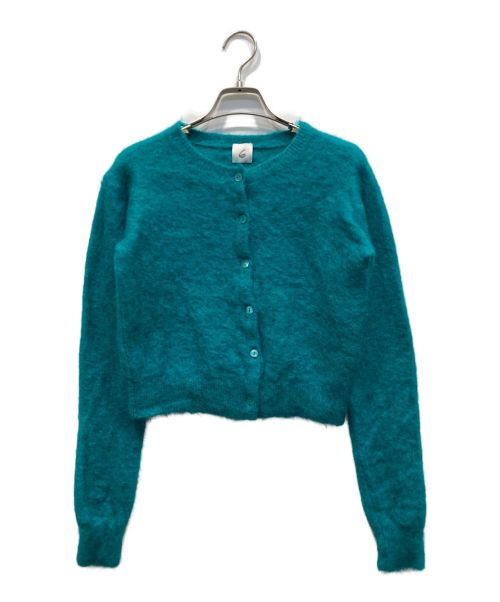 6(ROKU) BEAUTY&YOUTH（ロク ビューティーアンドユース）6(ROKU) BEAUTY&YOUTH (ロク ビューティーアンドユース) MOHAIR CARDIGAN グリーン サイズ:-の古着・服飾アイテム