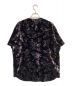 SUPREME (シュプリーム) Floral Velour Baseball Jersey ブラック×パープル サイズ:S：35800円