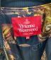 中古・古着 Vivienne Westwood RED LABEL (ヴィヴィアンウエストウッドレッドレーベル) FRAME PRINT SERIES JACKET フレーム プリント シリーズ ダブルジップ ジャケット ブラック サイズ:00：22800円