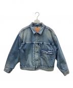 LEVI'S×BEAMSリーバイス×ビームス）の古着「SUPER WIDE TRUCKER JACKET」｜インディゴ