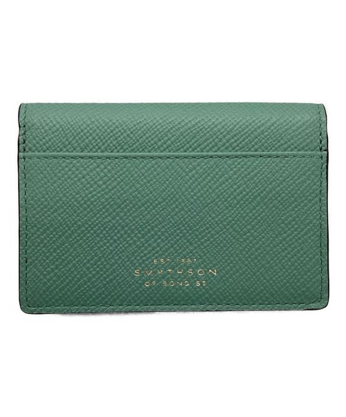 SMYTHSON（スマイソン）SMYTHSON (スマイソン) カードケース グリーンの古着・服飾アイテム