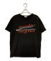 ALEXANDER McQUEEN（アレキサンダーマックイーン）の古着「ZIP COTTON JERSEY T-SHIRT」｜ブラック