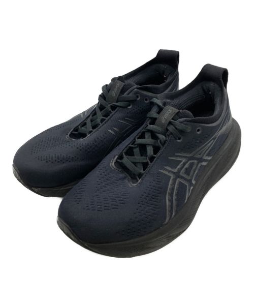 asics（アシックス）asics (アシックス) スニーカー ブラック サイズ:26の古着・服飾アイテム