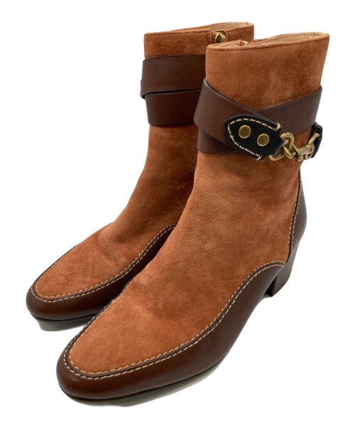 COACH（コーチ）COACH (コーチ) Corrine Bootie ブラウン サイズ:US6Bの古着・服飾アイテム